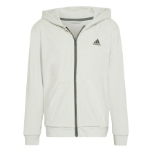 adidas Trainingsjacke Lounge Velour linengrün Mädchen